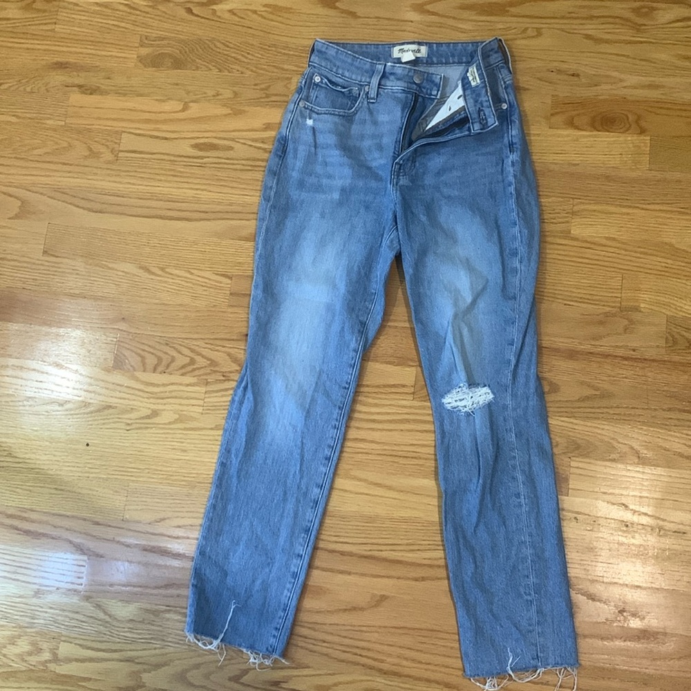 Madewell curvy perfect vintage jean lightly worn